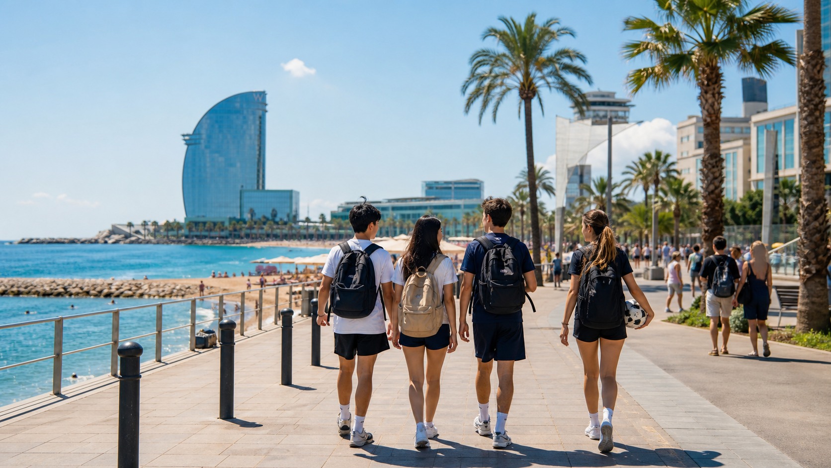 Barcelona lifestyle context for international student-athletes