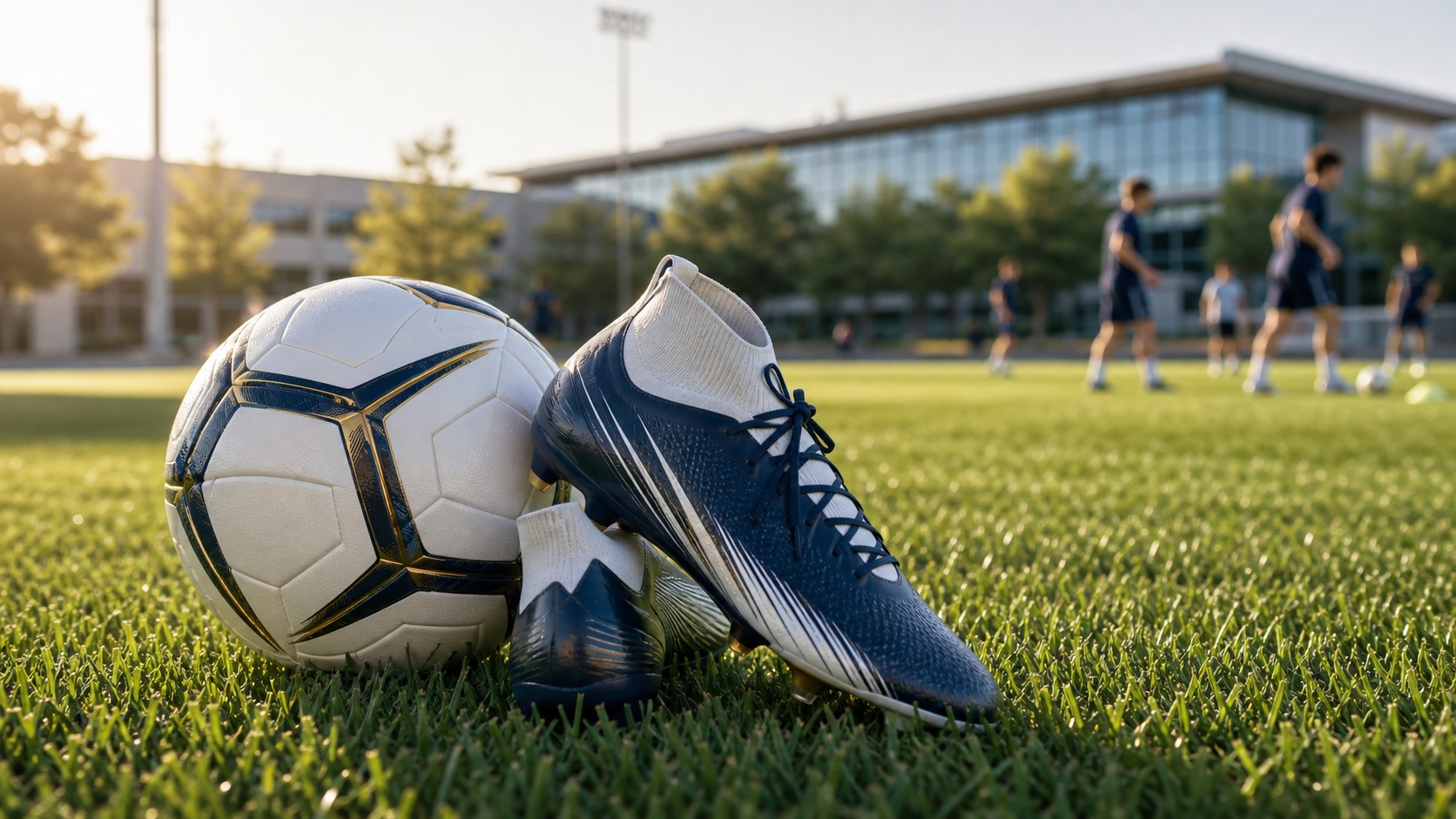Football boots and ball compatibility image