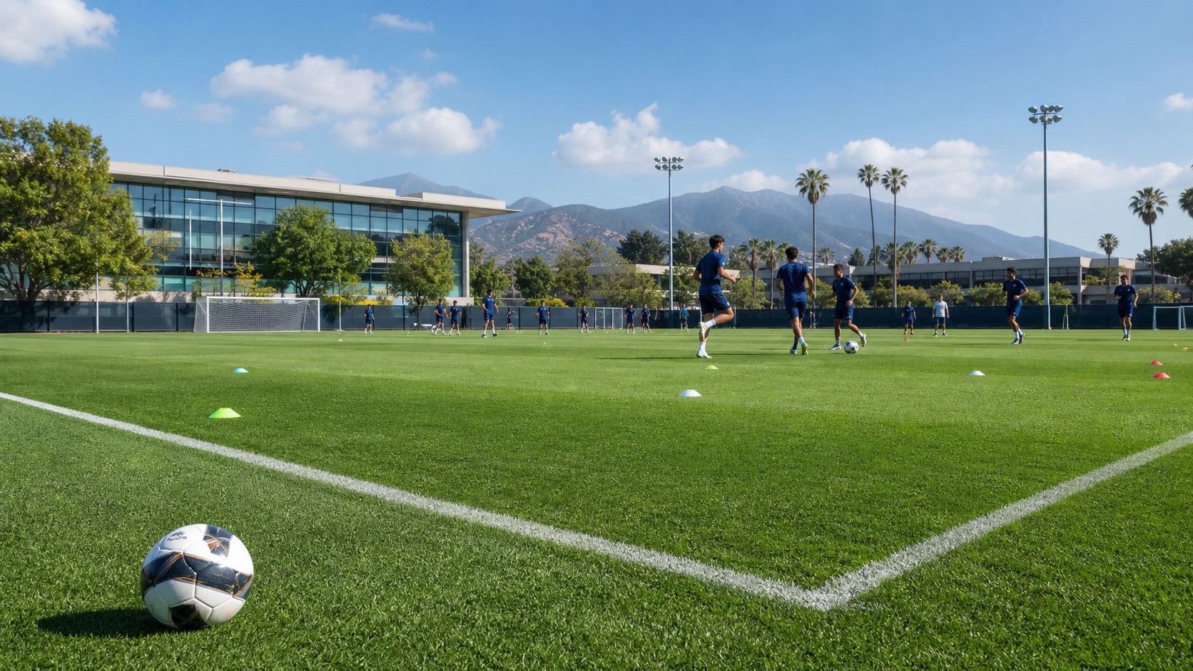 Football training field compatibility image